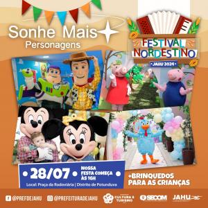 Imagem da notícia FESTIVAL NORDESTINO - VEJA AS ATRAÇÕES DA CADA DIA