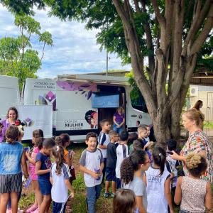 Imagem da notícia LEI MARIA DA PENHA ITINERANTE VAI À ESCOLA