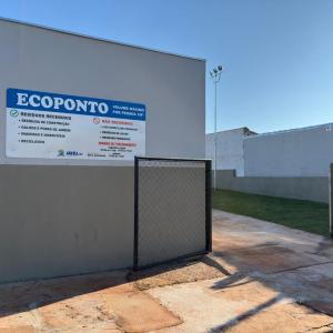 Imagem da notícia PRIMEIRO ECOPONTO DA CIDADE FUNCIONA NO JARDIM SANTO ONOFRE