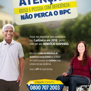 Imagem da notícia Beneficiários do BPC precisam cadastrar toda a família