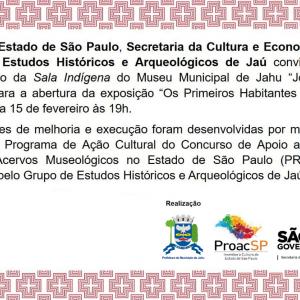 Imagem da notícia Museu Municipal: reinauguração da Sala Indígena