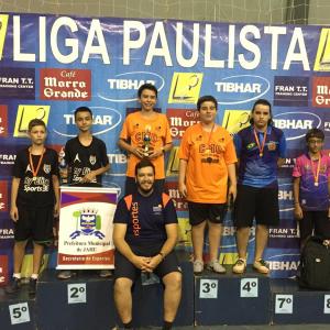 Imagem da notícia Tênis de Mesa de Jahu conquista o 3º lugar na Liga Paulista