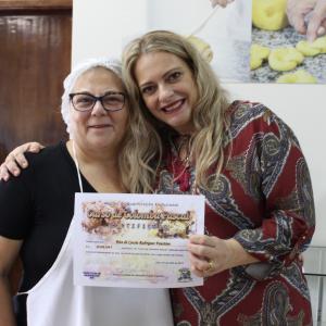 Imagem da notícia Fundo Social faz curso de Colomba Pascal - FOTOS Turma A
