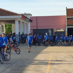 Imagem da notícia Casa Rosa realiza 1º Passeio Ciclístico pelo fim da violência contra a mulher - FOTOS