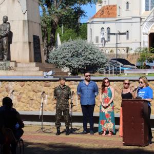 Imagem da notícia “Semana João Ribeiro de Barros” - Ato Cívico em Homenagem ao João Ribeiro de Barros - FOTOS