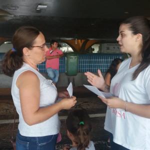 Imagem da notícia Secretaria de Políticas Públicas para Mulheres realiza ação de conscientização sobre a lei Parada Segura