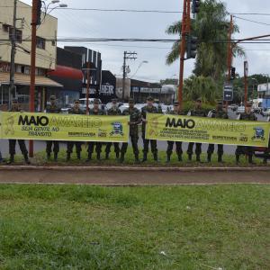 Imagem da notícia Maio Amarelo: Pit Stop em parceria com o Tiro de Guerra - FOTOS
