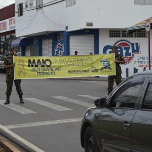 Imagem da notícia Maio Amarelo: Pit Stop em parceria com o Tiro de Guerra - FOTOS