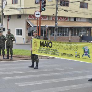Imagem da notícia Maio Amarelo: Pit Stop em parceria com o Tiro de Guerra - FOTOS