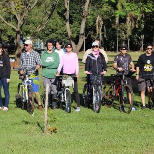 Imagem da notícia Semana do Meio Ambiente: Encerramento com Passeio Ciclístico e Plantio de Árvores na margem do Rio Jahu - FOTOS