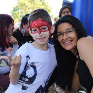 Imagem da notícia Ação comunitária, com recreação e brinquedos infláveis no Parque do Rio Jahu - FOTOS