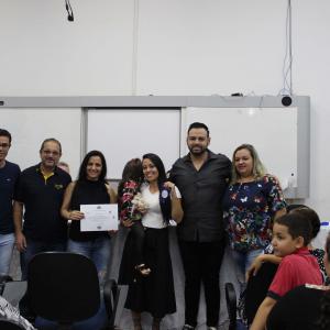 Imagem da notícia Secretaria de Educação e Rotary Leste premiam vencedores do Concurso de Redação - FOTOS