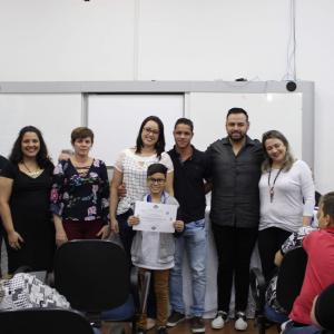 Imagem da notícia Secretaria de Educação e Rotary Leste premiam vencedores do Concurso de Redação - FOTOS