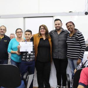 Imagem da notícia Secretaria de Educação e Rotary Leste premiam vencedores do Concurso de Redação - FOTOS