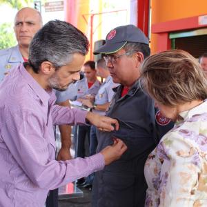 Imagem da notícia Corpo de Bombeiros de Jahu recebe nova viatura de resgate