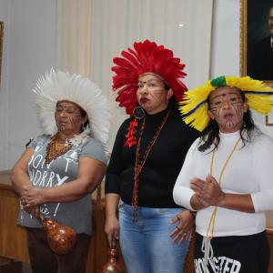 Imagem da notícia 28ª edição do Festival de Inverno de Jahu: Feira de artesanato, cantos e danças com Índios Kaigangs - FOTOS