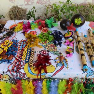 Imagem da notícia 28ª edição do Festival de Inverno de Jahu: Feira de artesanato, cantos e danças com Índios Kaigangs - FOTOS