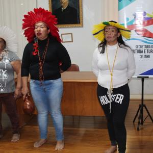 Imagem da notícia 28ª edição do Festival de Inverno de Jahu: Feira de artesanato, cantos e danças com Índios Kaigangs - FOTOS