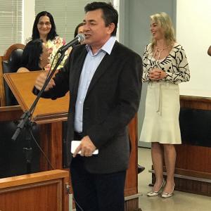 Imagem da notícia 13º aniversário da Lei Maria da Penha com Tião Simpatia no Fórum - FOTOS