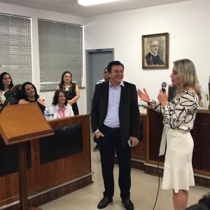 Imagem da notícia 13º aniversário da Lei Maria da Penha com Tião Simpatia no Fórum - FOTOS