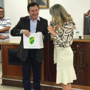 Imagem da notícia 13º aniversário da Lei Maria da Penha com Tião Simpatia no Fórum - FOTOS