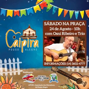 Imagem da notícia 11º Festival Caipira do Pouso Alegre: início nessa quinta-feira