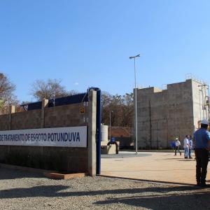 Imagem da notícia Prefeitura de Jahu e empresa Águas de Jahu inauguram Estação de Tratamento de Esgoto em Potunduva