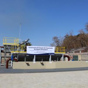 Imagem da notícia Prefeitura de Jahu e empresa Águas de Jahu inauguram Estação de Tratamento de Esgoto em Potunduva