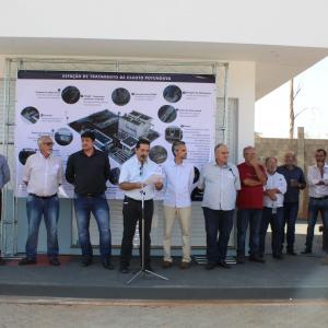 Imagem da notícia Prefeitura de Jahu e empresa Águas de Jahu inauguram Estação de Tratamento de Esgoto em Potunduva