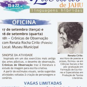 Imagem da notícia Prefeitura promove o 8º Festival Literário de Jahu