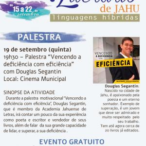 Imagem da notícia 8º Festival Literário de Jahu: extensa programação até domingo