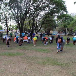 Imagem da notícia Fundo Social de Solidariedade realiza Semana do Idoso - Caminhada com Piquenique - FOTOS