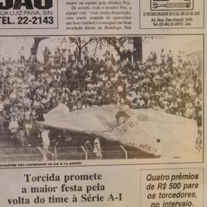 Imagem da notícia Prefeitura de Jahu promove exposição sobre os 95 anos de fundação do XV de Jaú - FOTOS