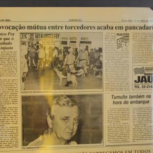 Imagem da notícia Prefeitura de Jahu promove exposição sobre os 95 anos de fundação do XV de Jaú - FOTOS