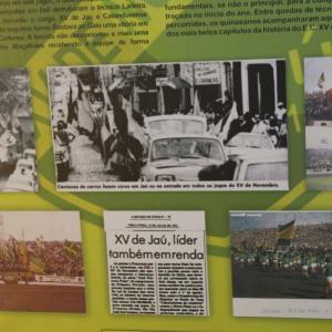 Imagem da notícia Prefeitura de Jahu promove exposição sobre os 95 anos de fundação do XV de Jaú - FOTOS