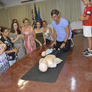 Imagem da notícia Capacitação para educadores e profissionais da Secretaria de Educação - “Primeiros Socorros no espaço escolar” - FOTOS