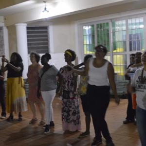 Imagem da notícia Roda de conversa e samba com elas. Participação da cantora Jô Moura - FOTOS
