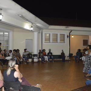 Imagem da notícia Roda de conversa e samba com elas. Participação da cantora Jô Moura - FOTOS