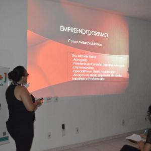 Imagem da notícia Ciclo de palestras: empreendedorismo feminino - Casa Rosa - 27/11 - FOTOS
