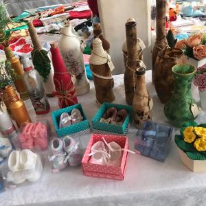 Imagem da notícia Feira com os trabalhos dos alunos dos cursos de artesanato