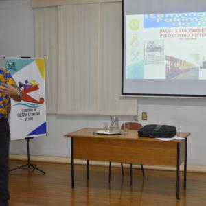 Imagem da notícia II Semana do Patrimônio Histórico - Palestra - Memória, Patrimônio e Preservação - FOTOS - 06/12