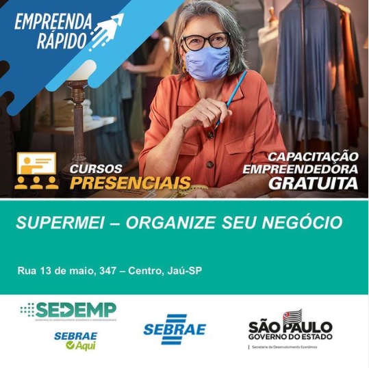 Sebrae oferece 50 vagas em curso grátis para microempreendedores