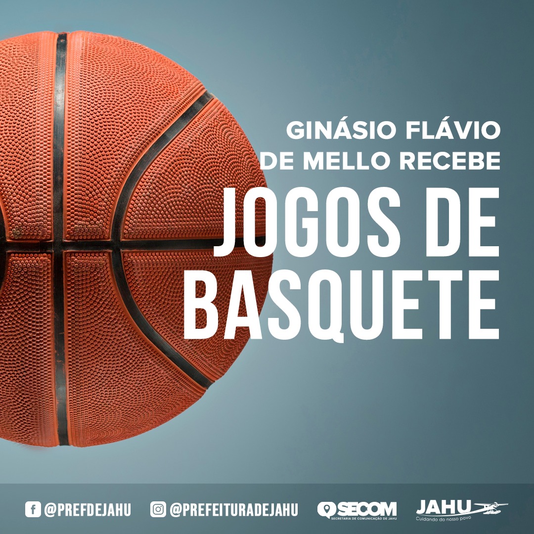 GINÁSIO FLÁVIO DE MELLO RECEBE JOGOS DE BASQUETE NESTE FINAL DE